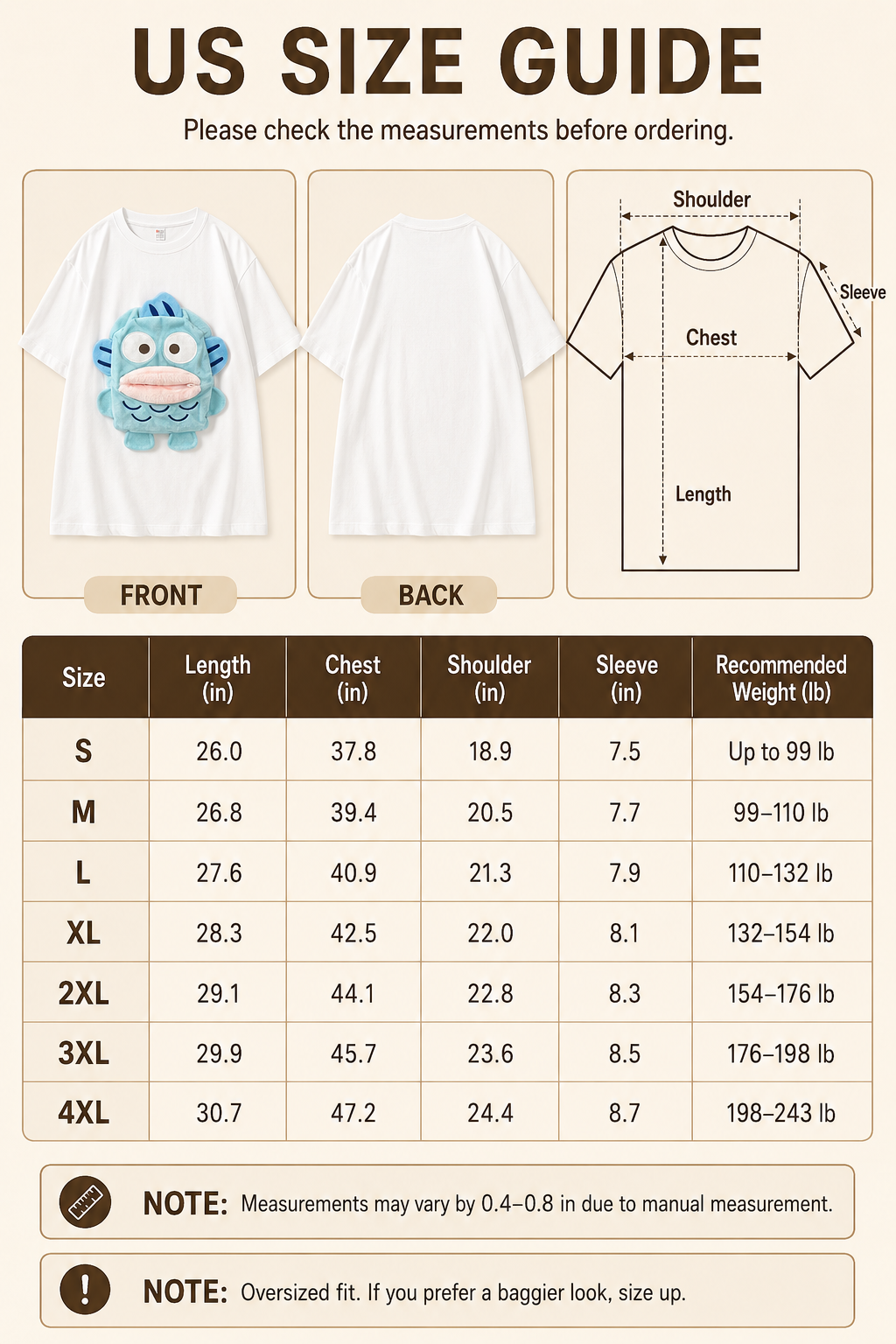 Clownfish Plush Tee