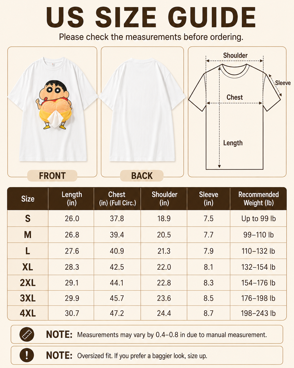 Shin-chan Plush Tee